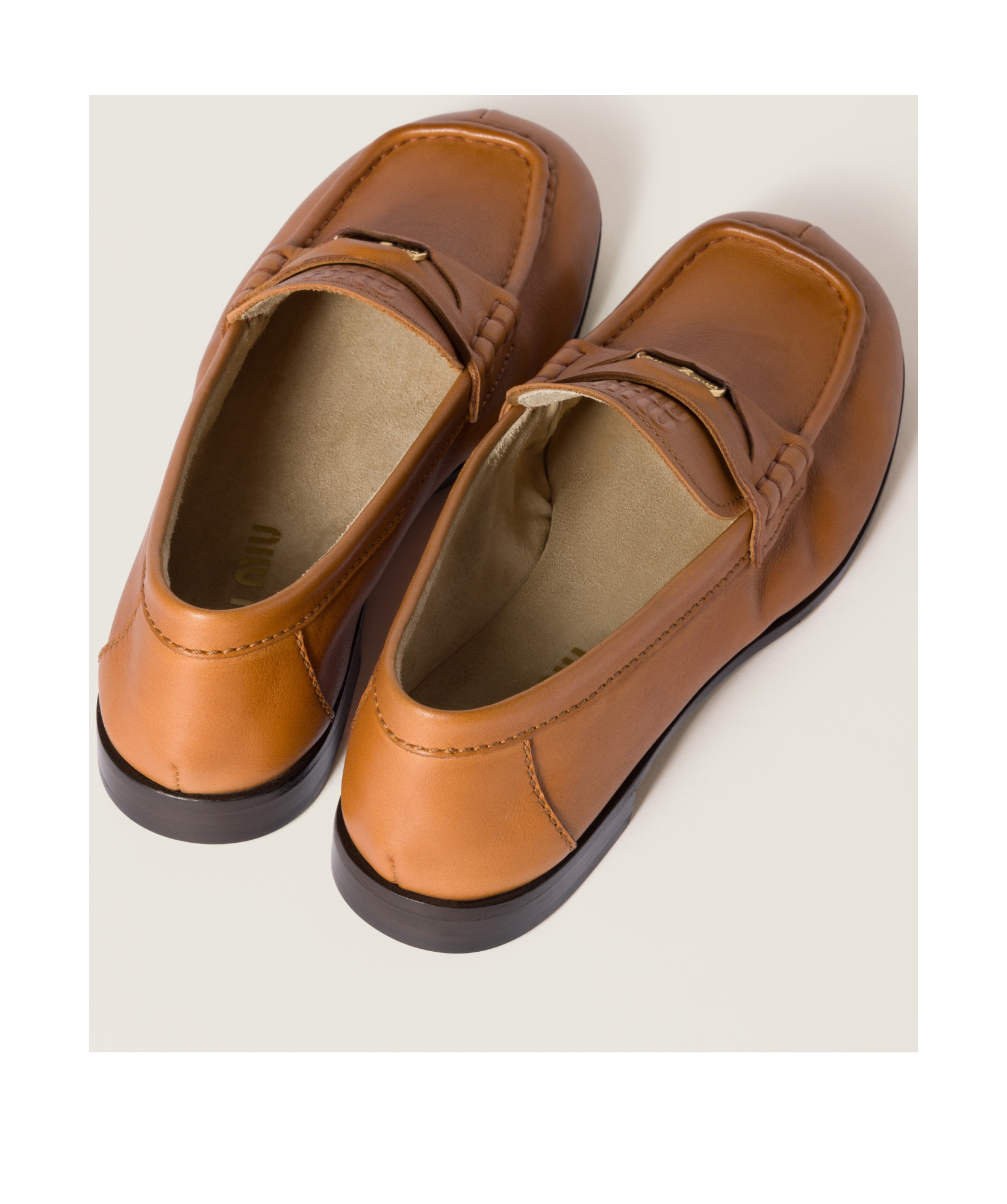 Miu Miu 'penny' Loafers