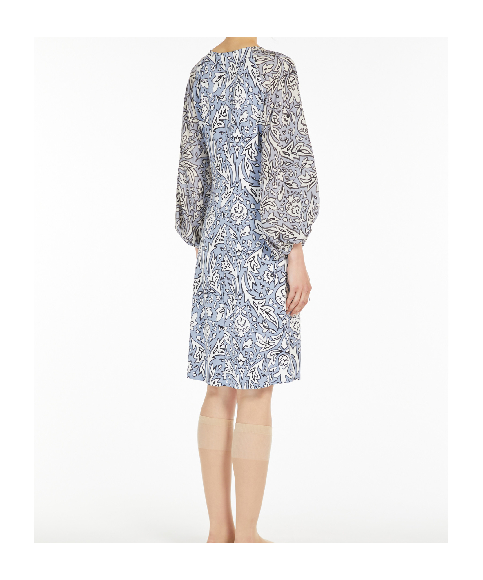 Weekend Max Mara Print Dress In Gray
