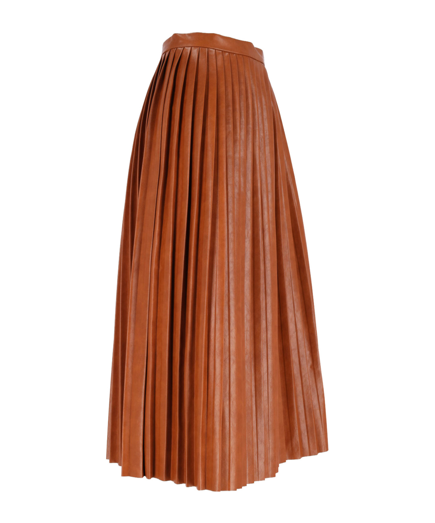 Mm6 Maison Margiela High Waist Pleated Midi Skirt