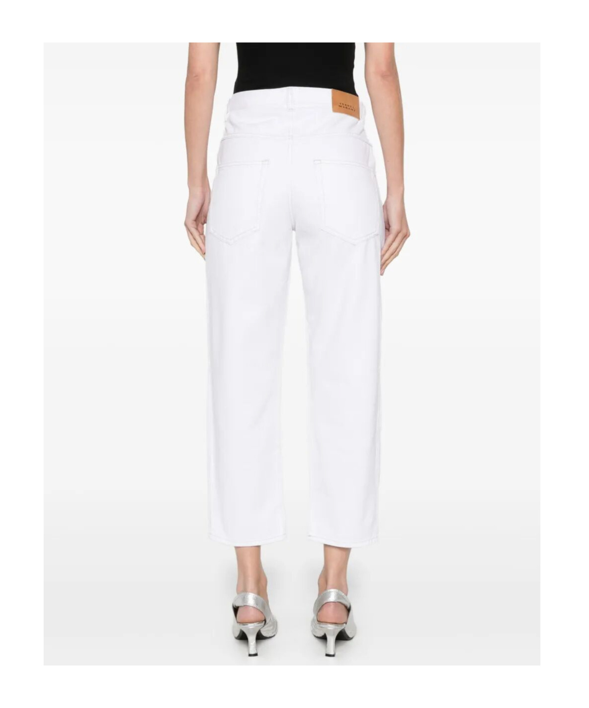 Isabel Marant Janet Tapered Leg Jeans Clothing In White