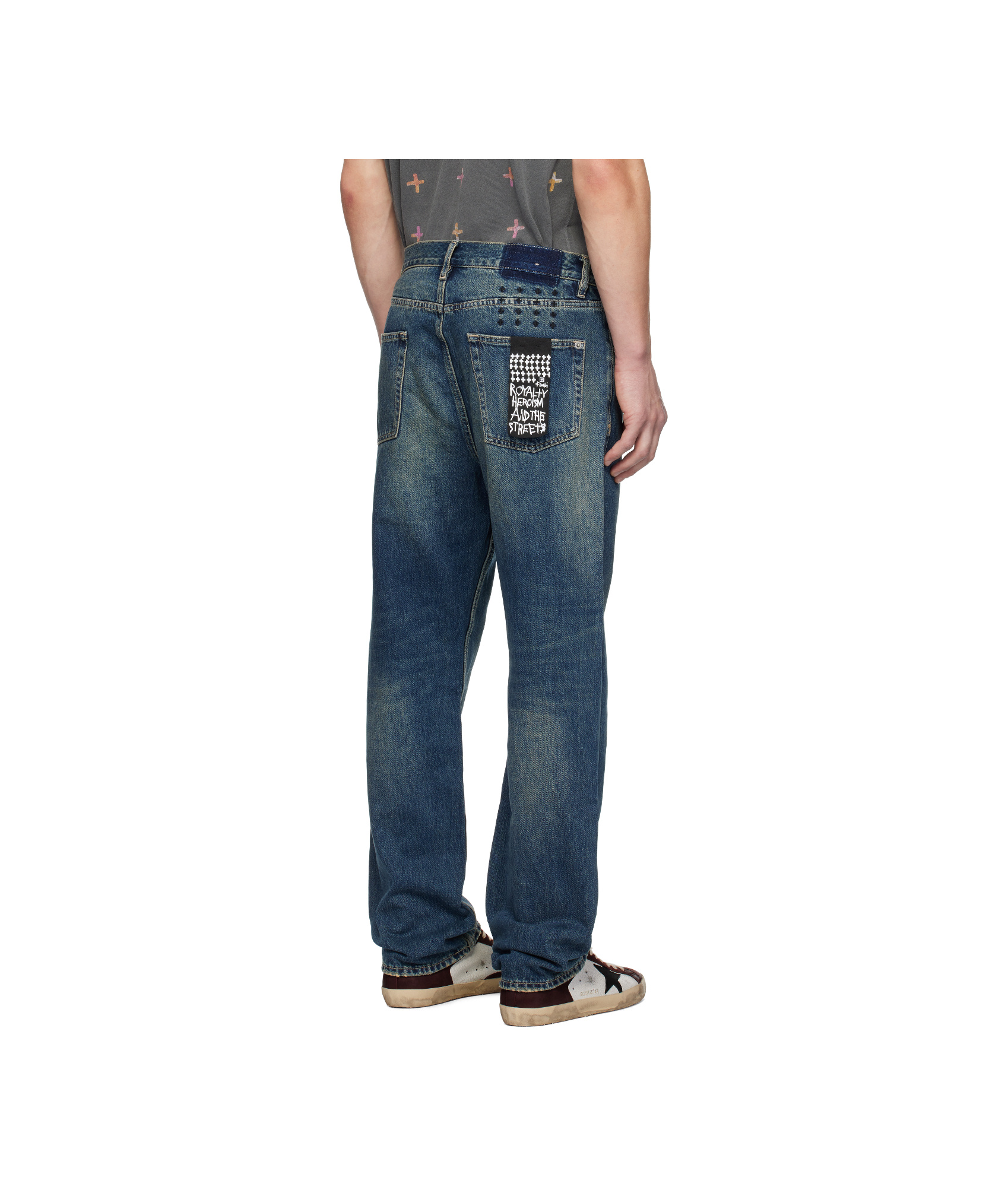 Shop Ksubi Anti K Gasoline Jeans In Blue