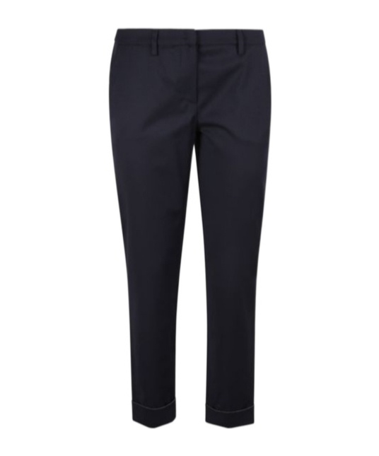 Fabiana Filippi Concealed Trousers In Black