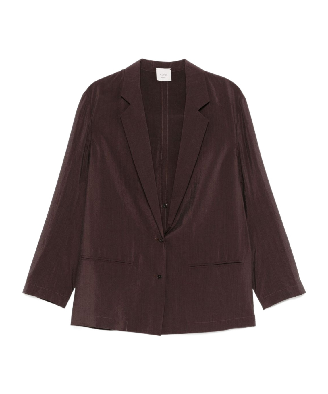 ALYSI LAPEL LONG-SLEEVED SUIT JACKET