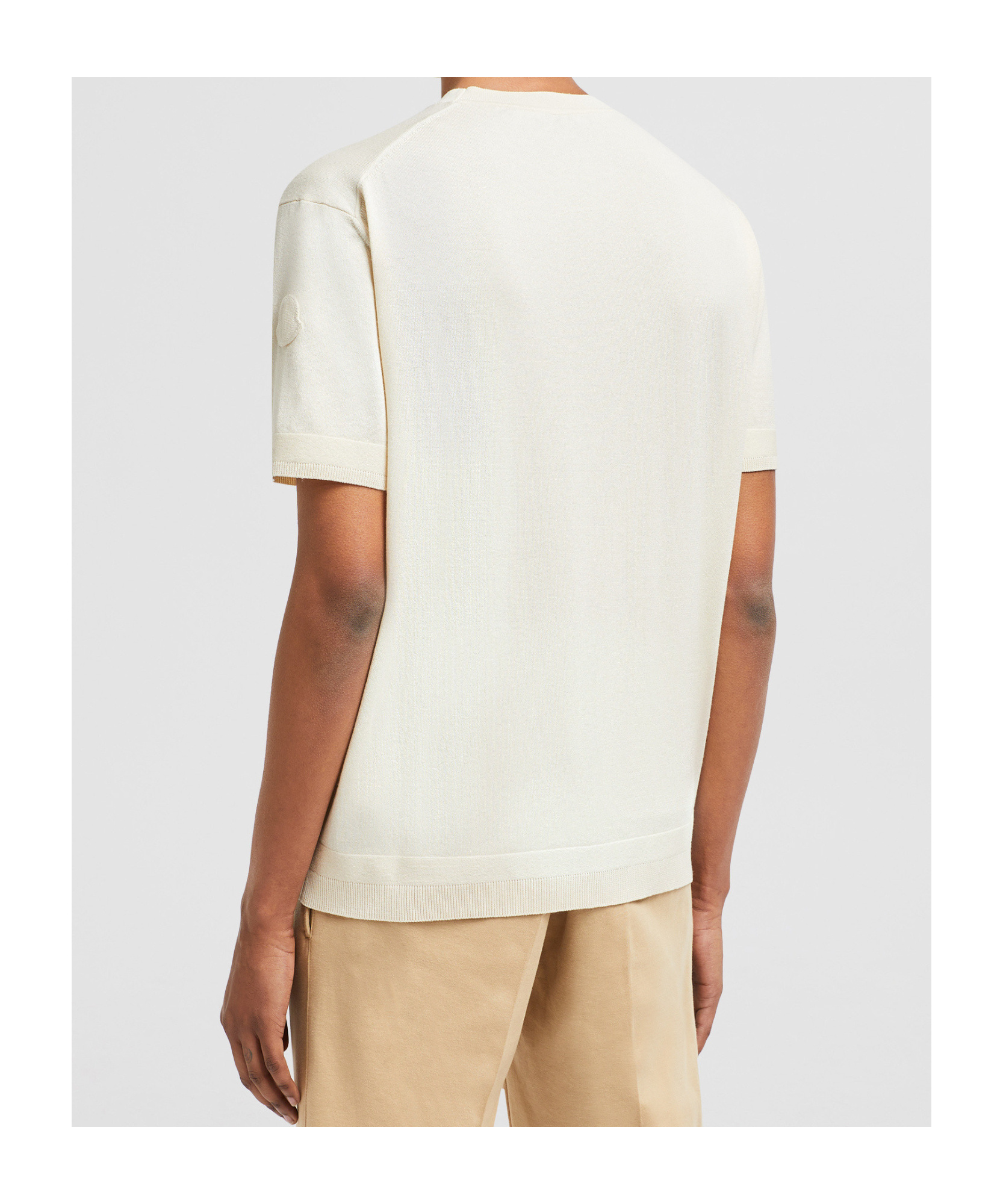 Moncler Item O-neck Short-sleeved T-shirt In White