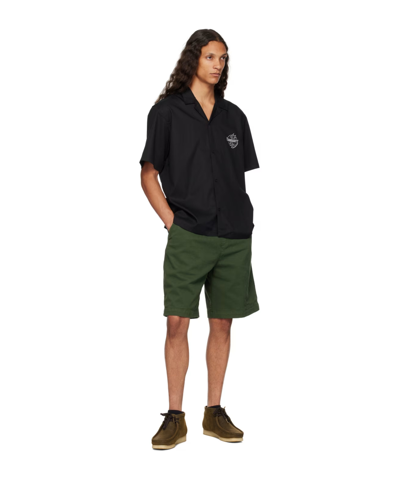 Carhartt Green Floyde Shorts In Green