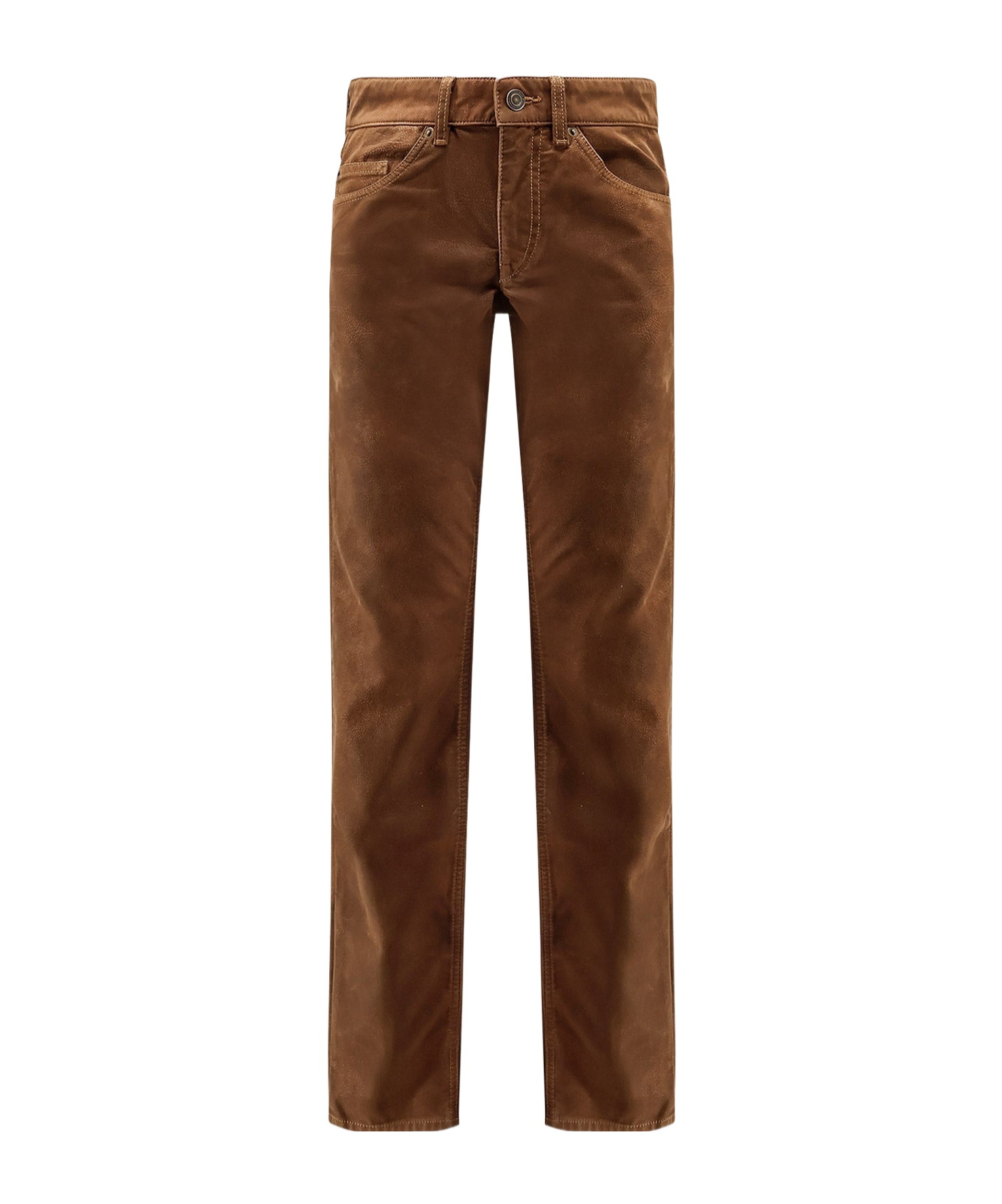 Isabel Marant Étoile Belt Loops Slacks In Brown