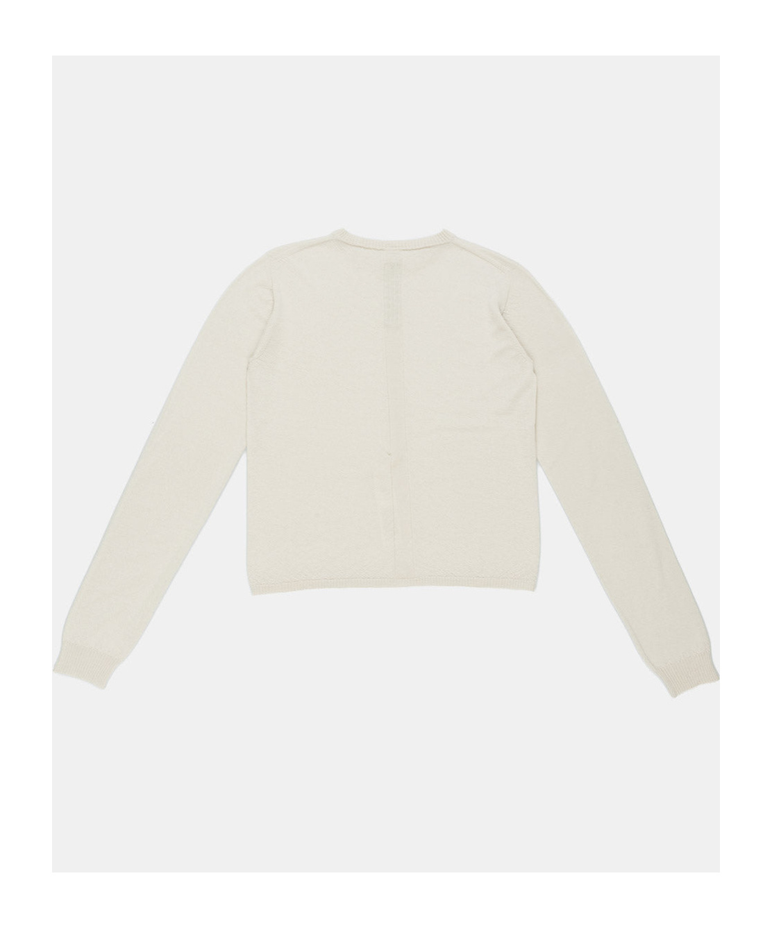 Rick Owens Long-sleeved Sweater In White