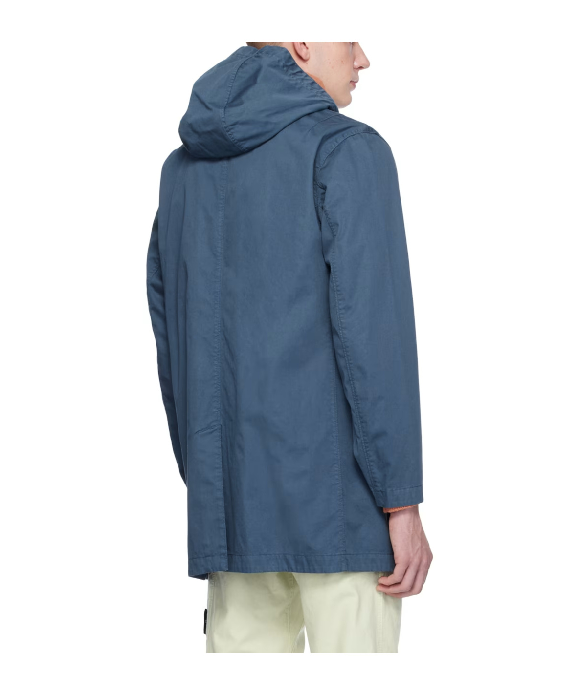Stone Island Blue Patch Jacket In Blue