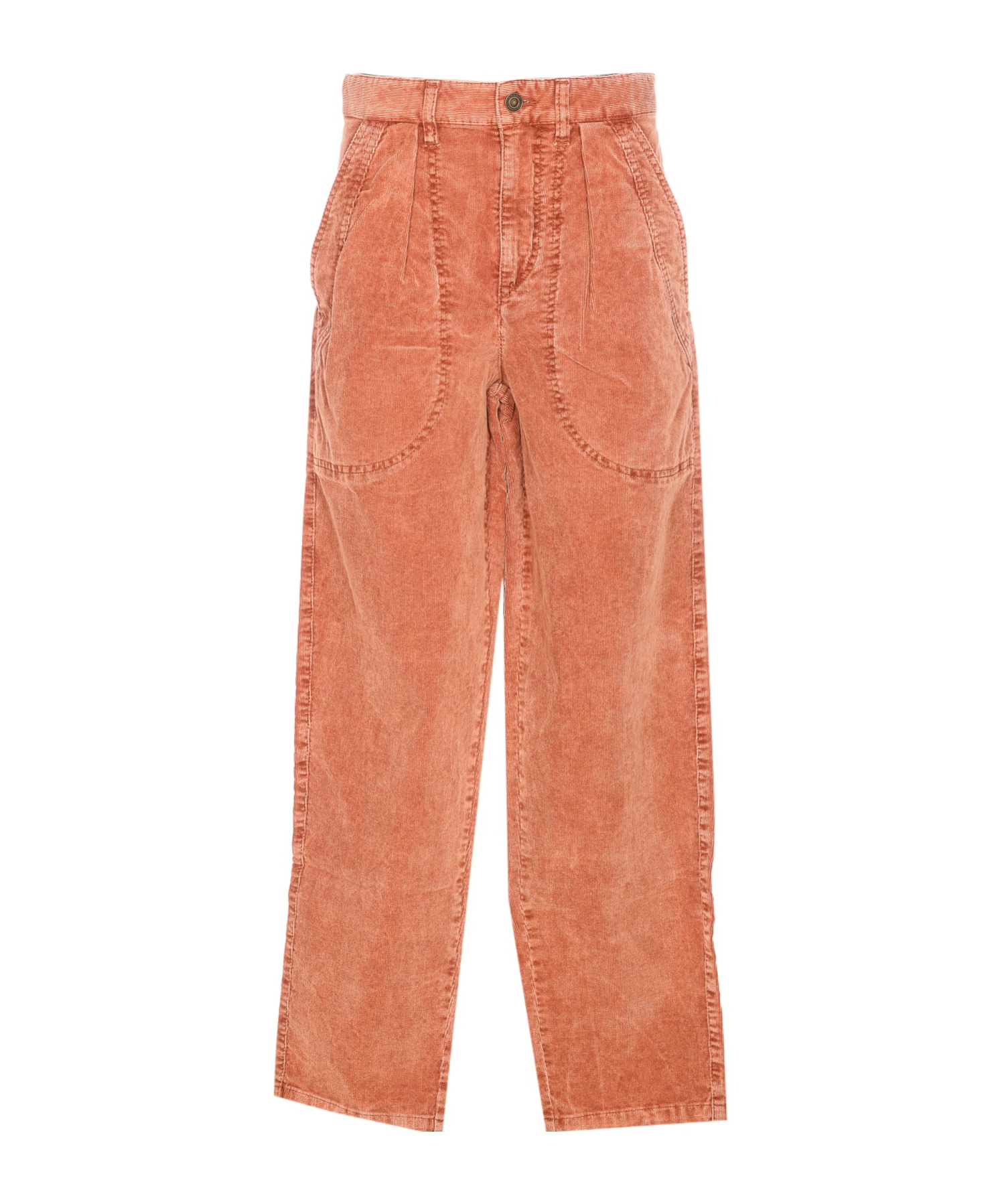 Isabel Marant Étoile Onyta Patch-pocket Corduroy Trousers In Red