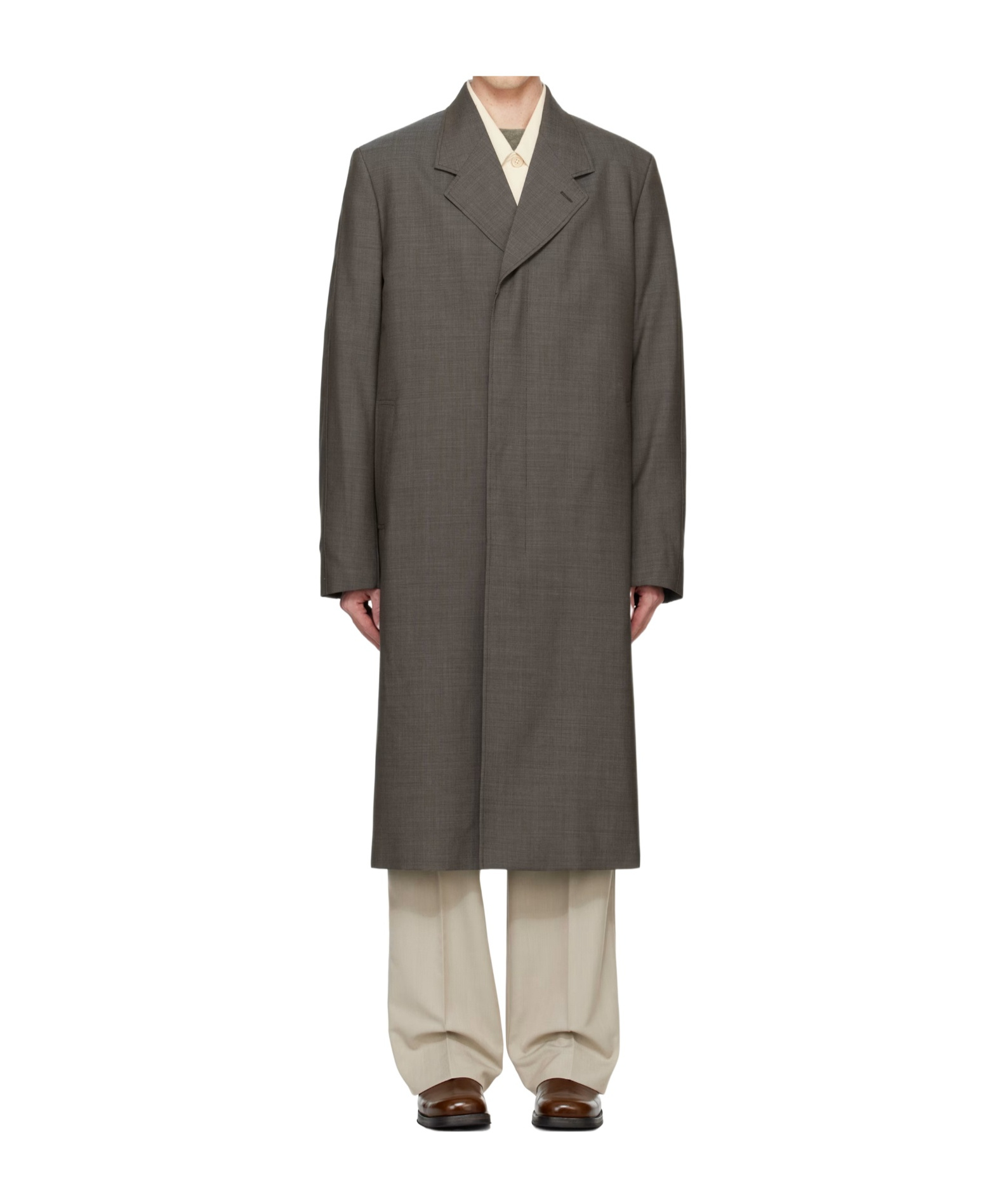 Our Legacy Long Sleeve Coat In Black