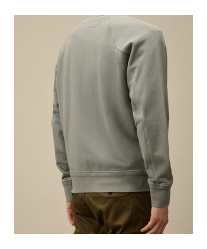 C.p. Company Full Zipper Sweater In Gray