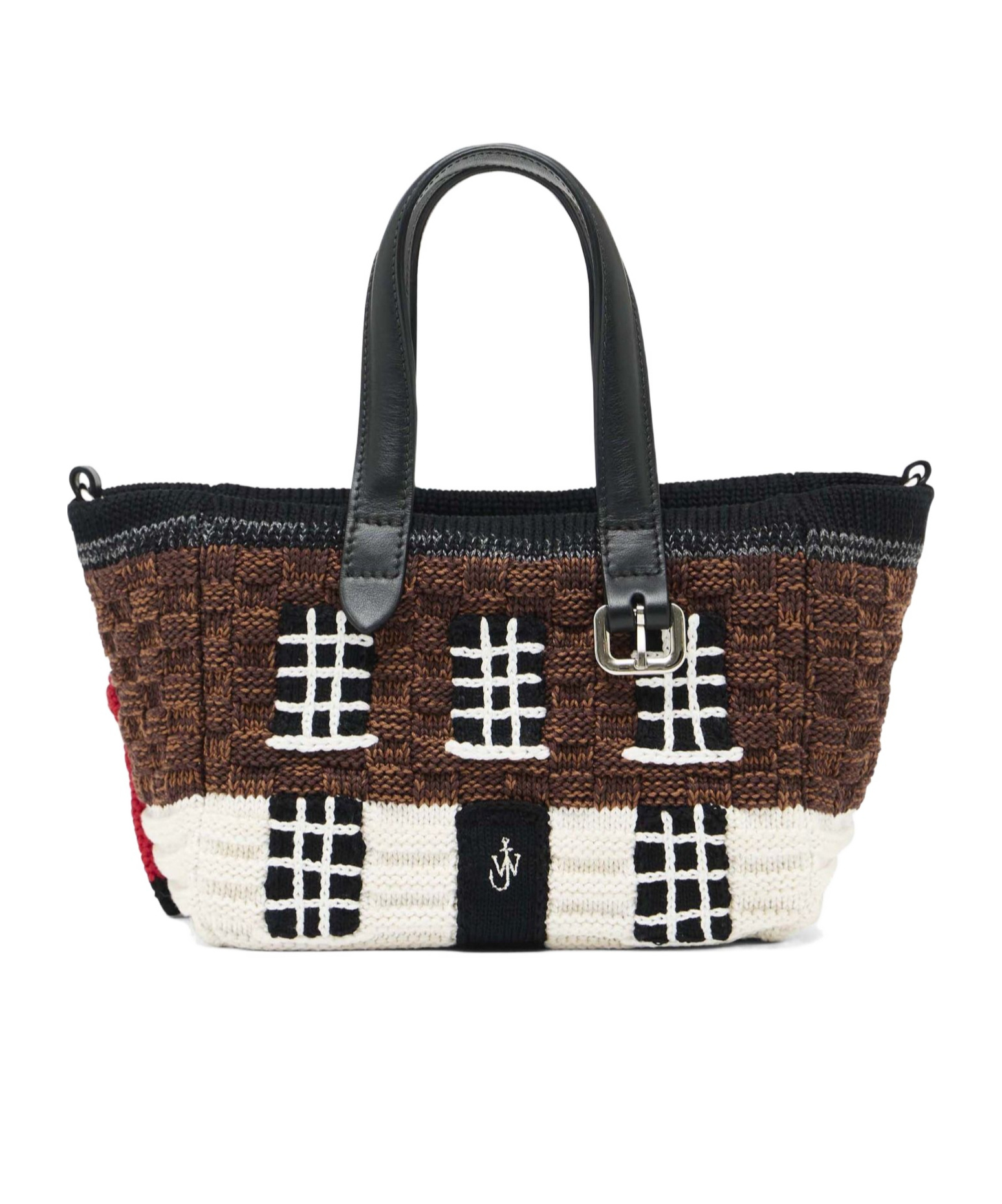 Jw Anderson Mini Dual-handle Handbag In Black