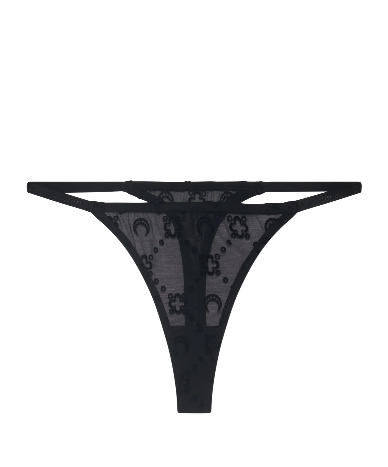 Marine Serre Moonogram Mesh Thong