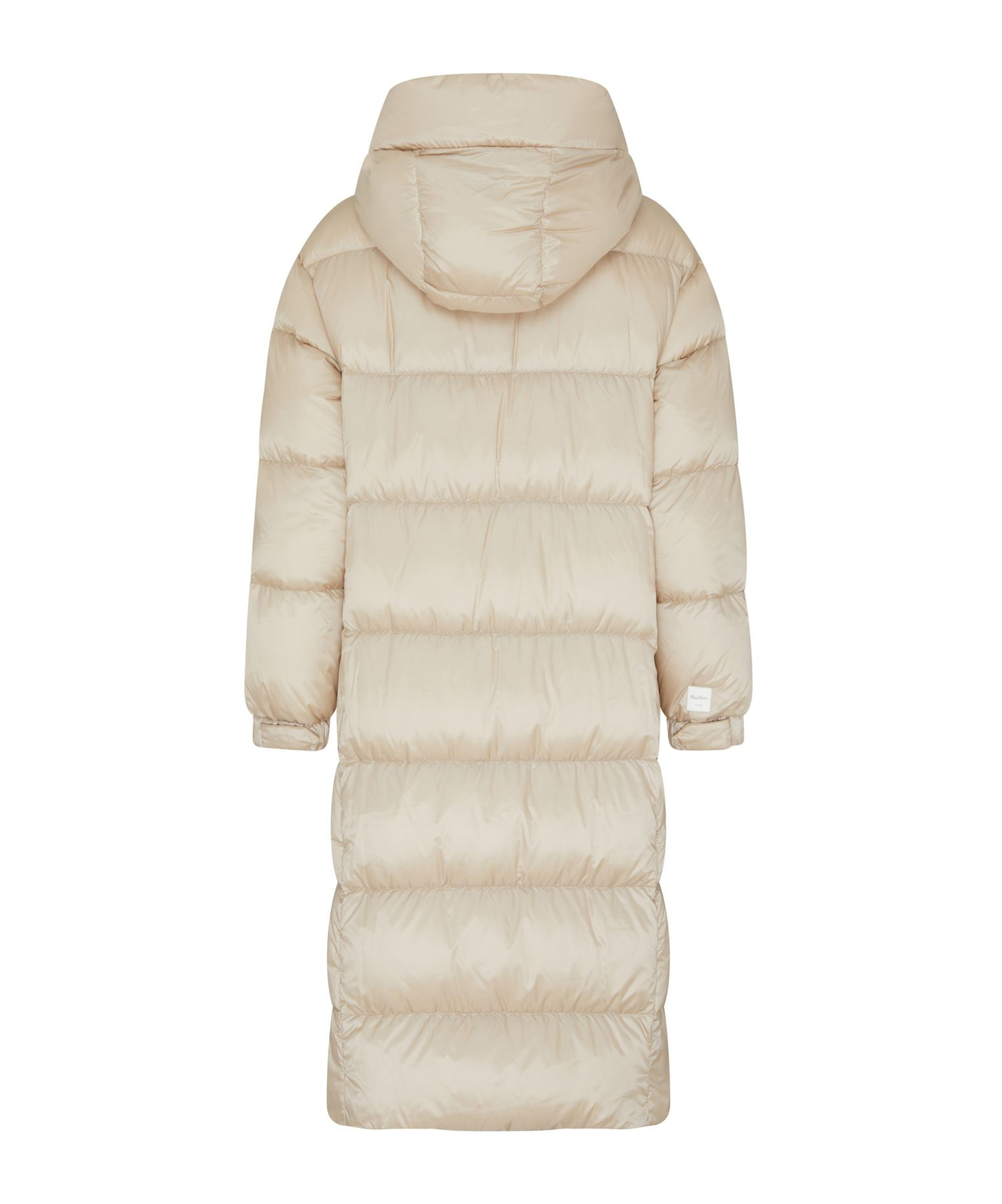 Max Mara Long-sleeved Down Jacket In Nude