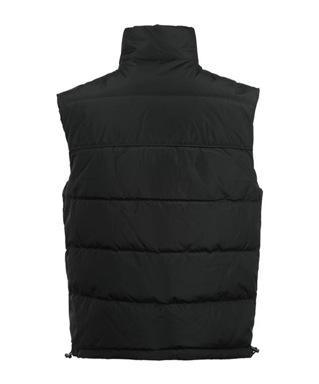 Versace Jeans Double-sided Down Vest In Black