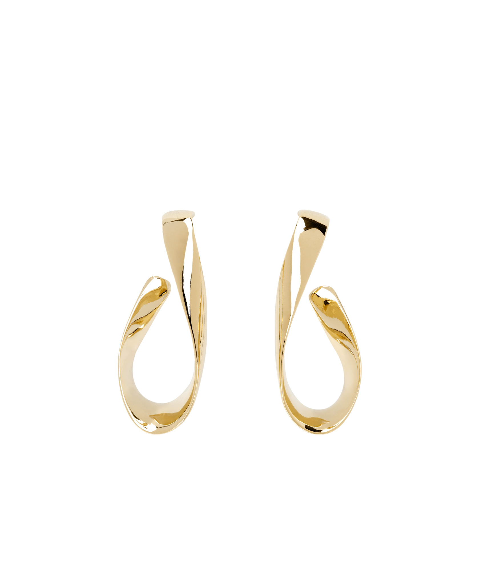 Isabel Marant Twisted Earrings In Yellow