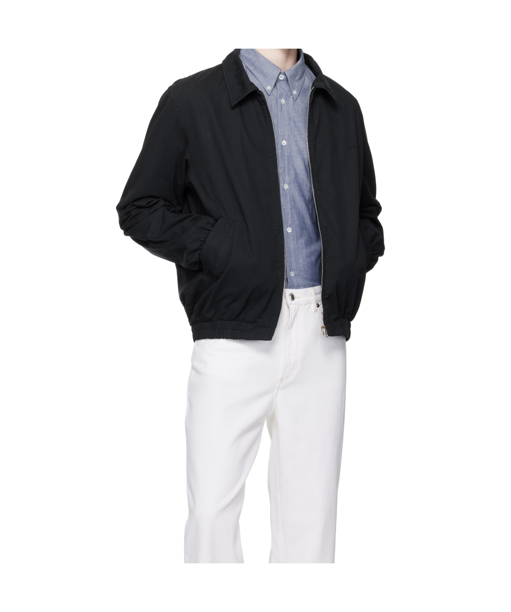 Apc Lapel Long-sleeved Casual Jacket In Black