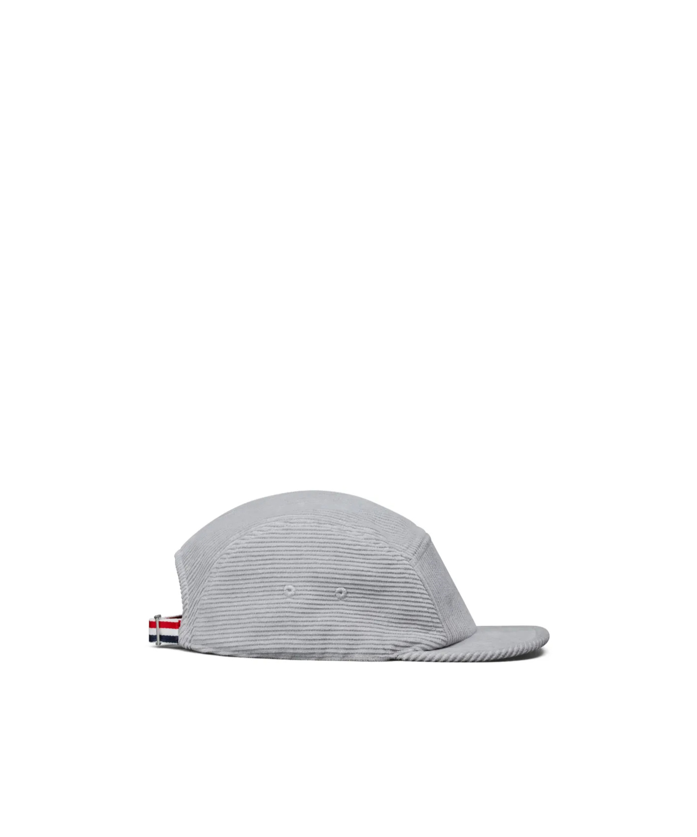 Thom Browne Five-panel Corduroy Baseball Cap In Gray