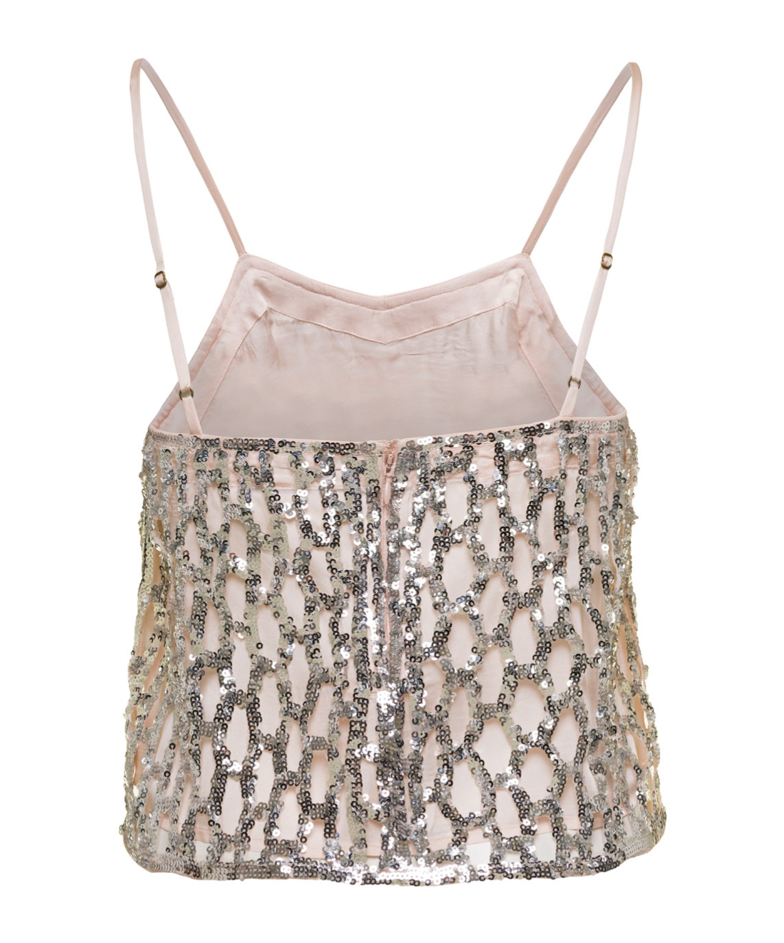 Shop Forte Forte Sequined Mesh Sling In White