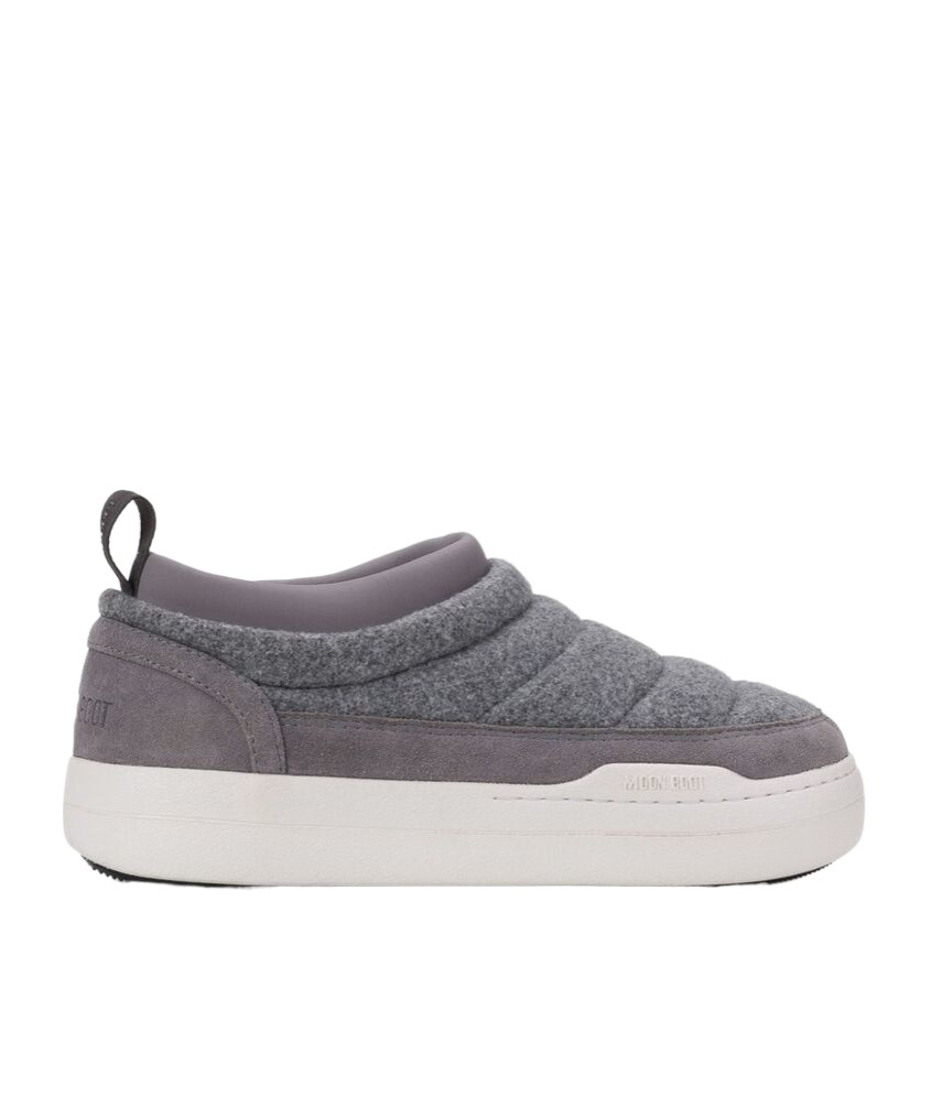 Moon Boot Park Logo-print Sneakers In Gray