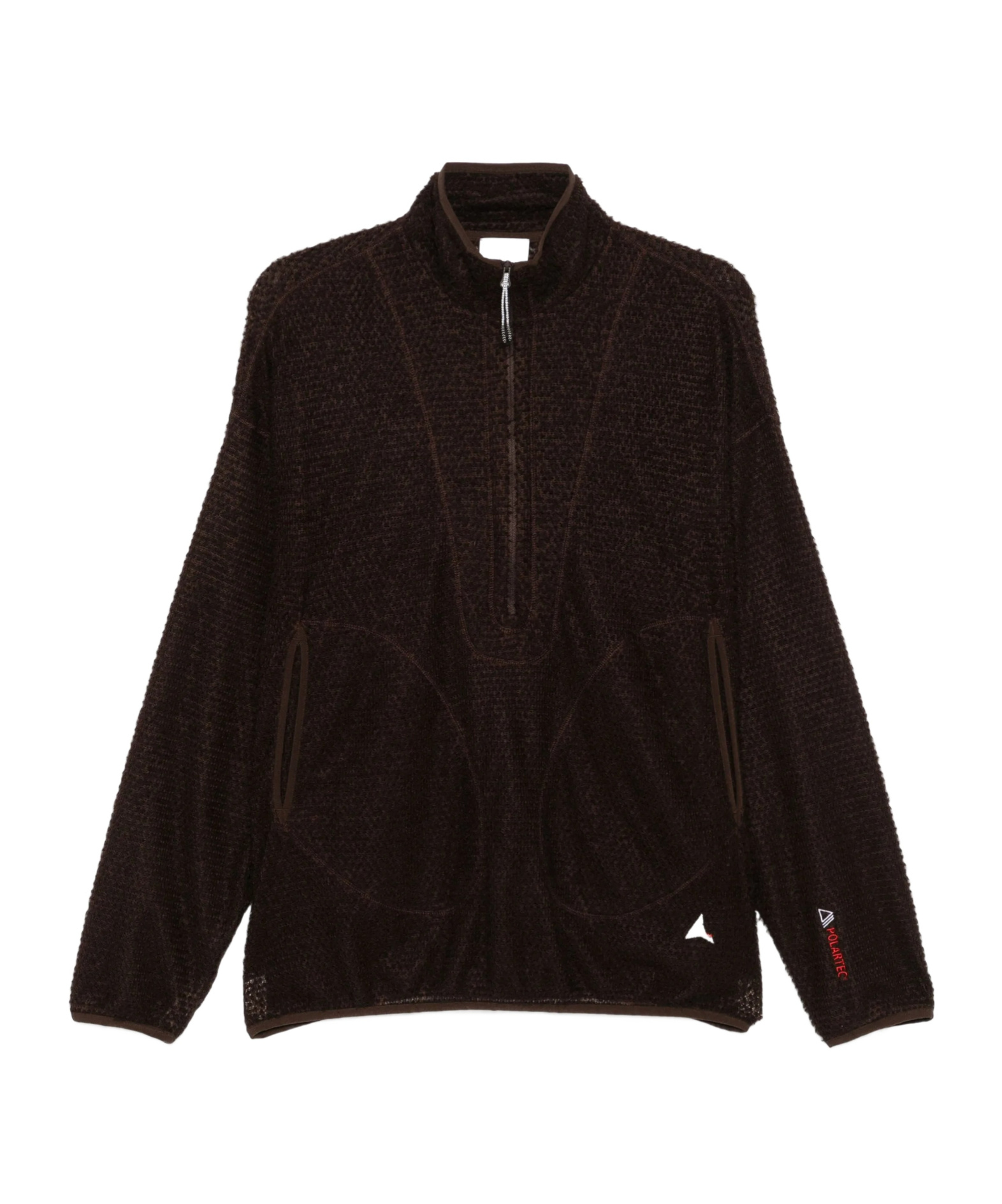 Roa Alpha Direct Half Zip Sweater In Brown