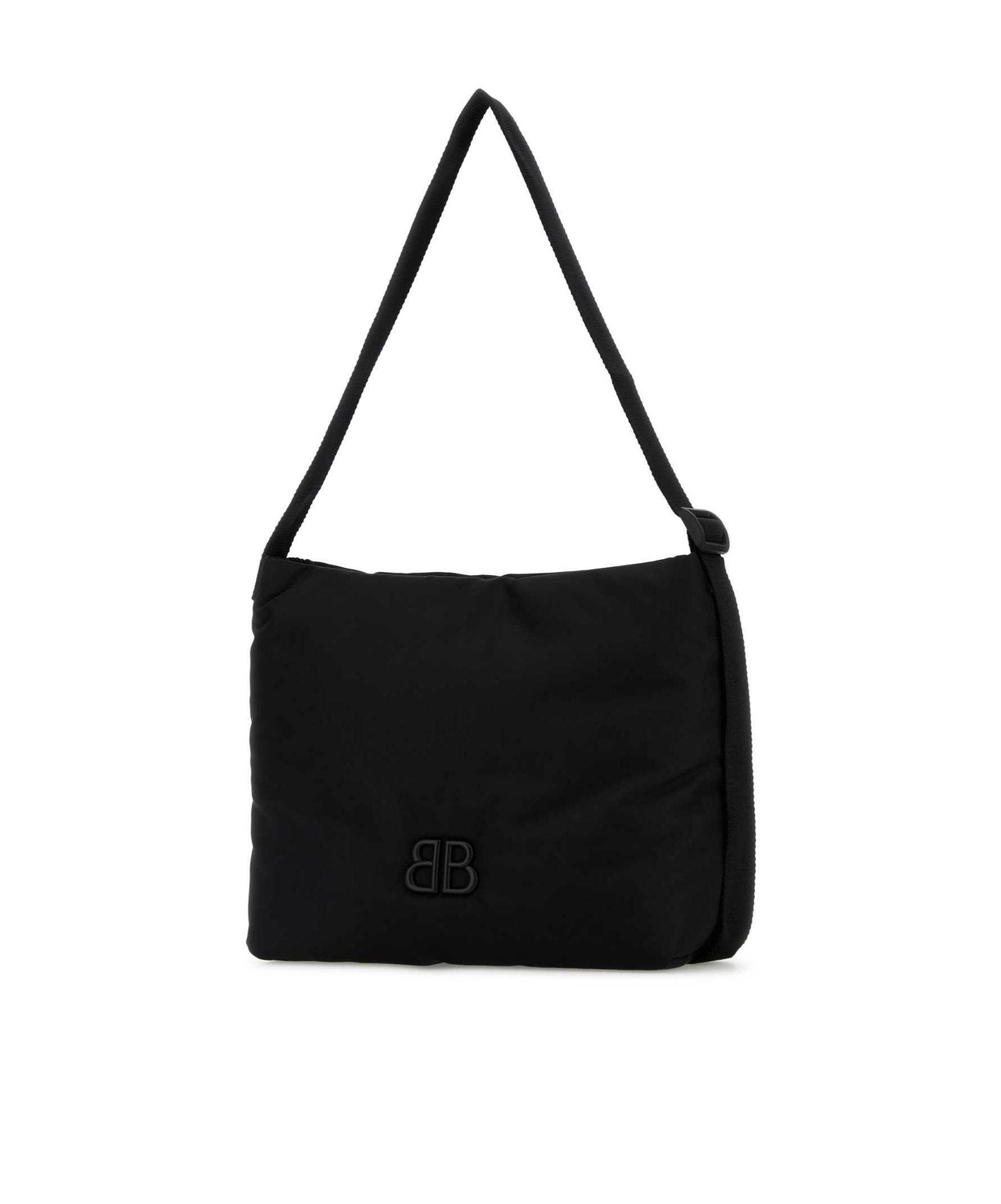 Balenciaga Black Fabric Monaco Shopping Bag