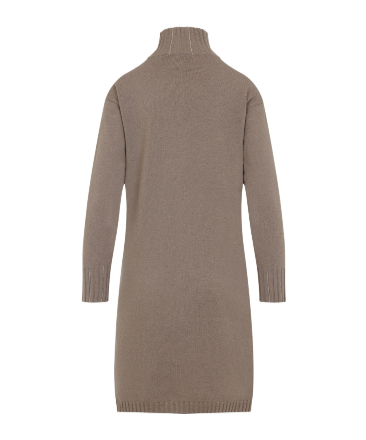 Fabiana Filippi Knit Midi Dress In Brown