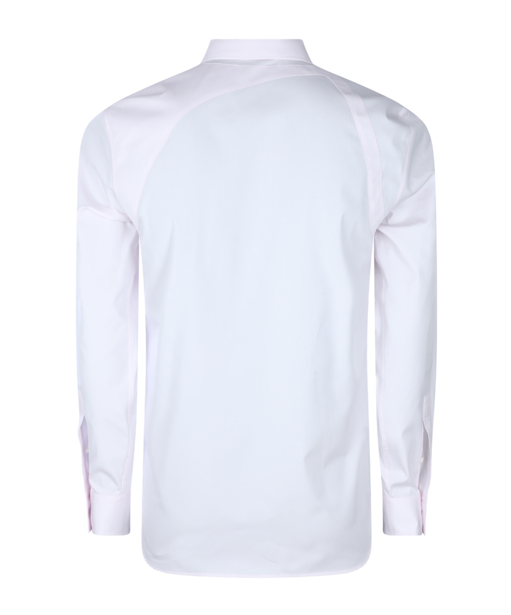 Alexander Mcqueen T-bar Harness Buttoned Shirt In Blue