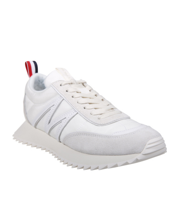 Moncler Low-top Sneakers With Distinctive Rubber Sole In White