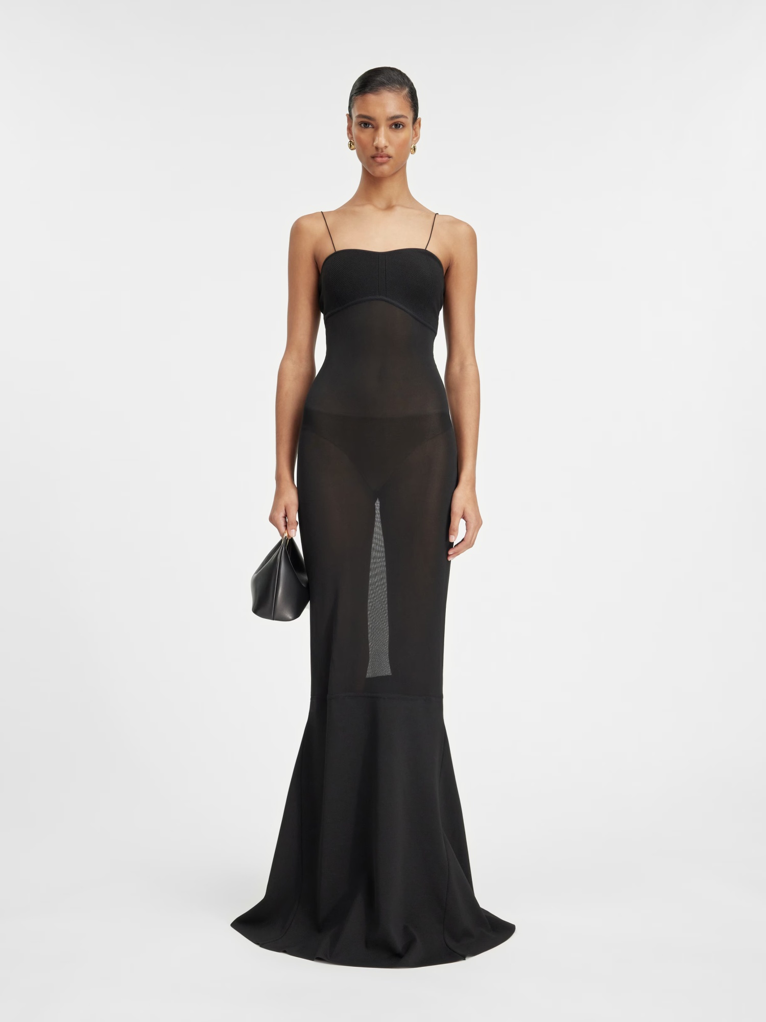 Jacquemus La Robe Fino In Black