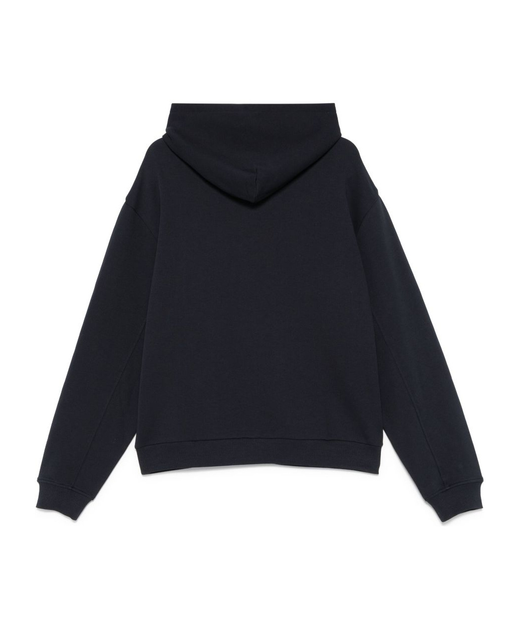 Msgm Cotton Hoodie With Print In Black