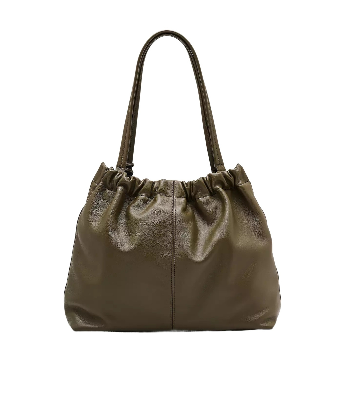 Marc Jacobs Cristina Tote Bag Leather Shoulder Straps In Green