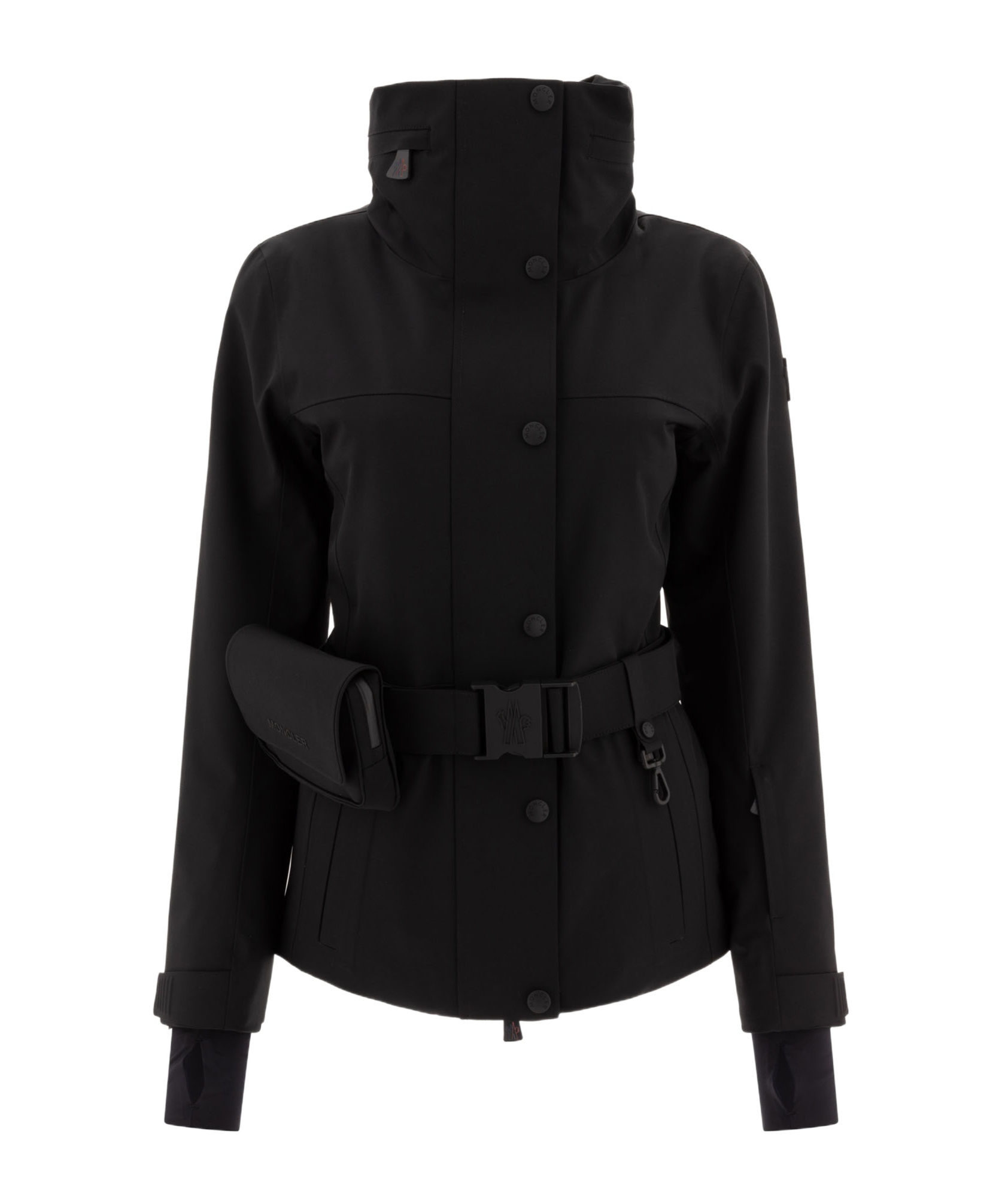 Shop Moncler Long-sleeved Jacket In Black