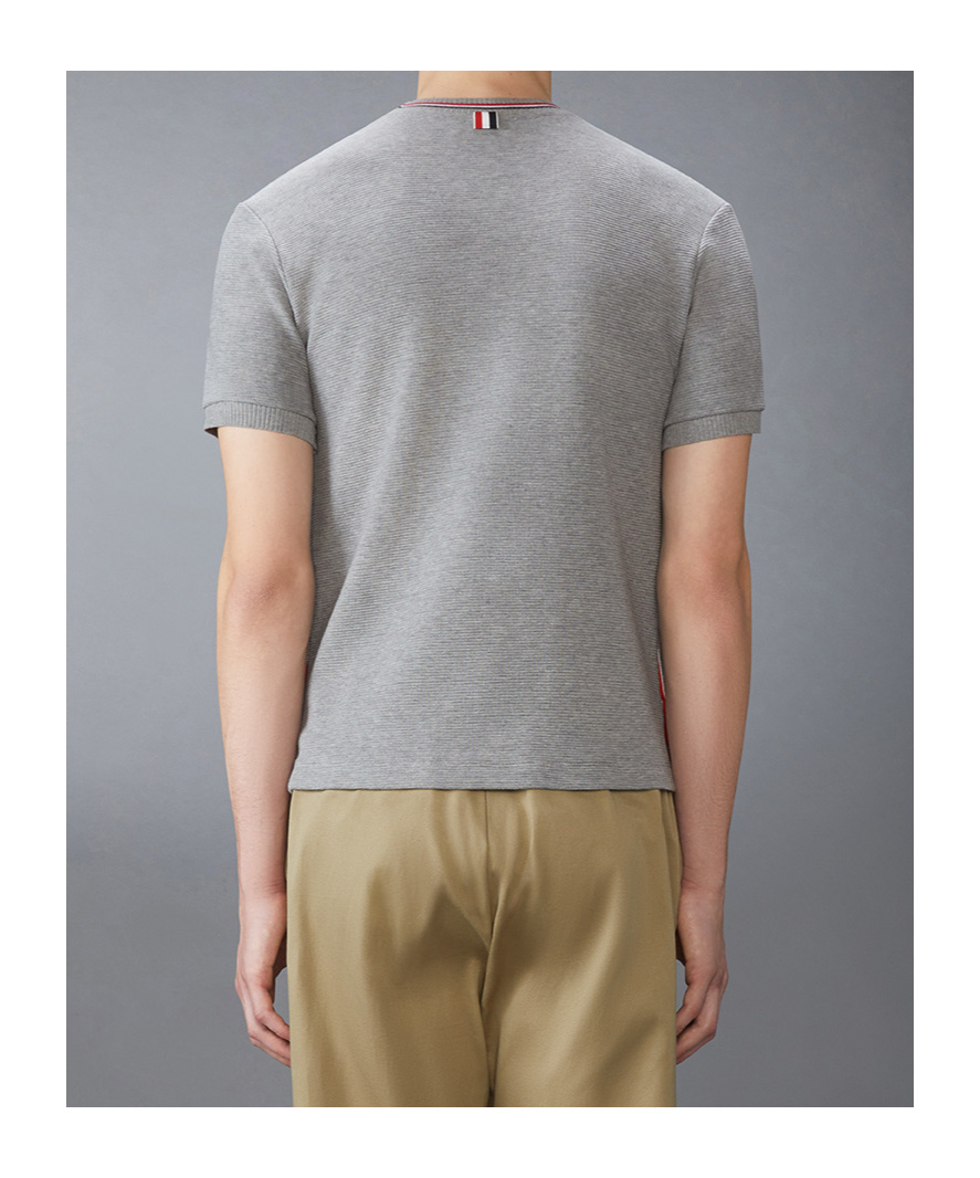 Thom Browne Wool Crew Neck T-shirt
