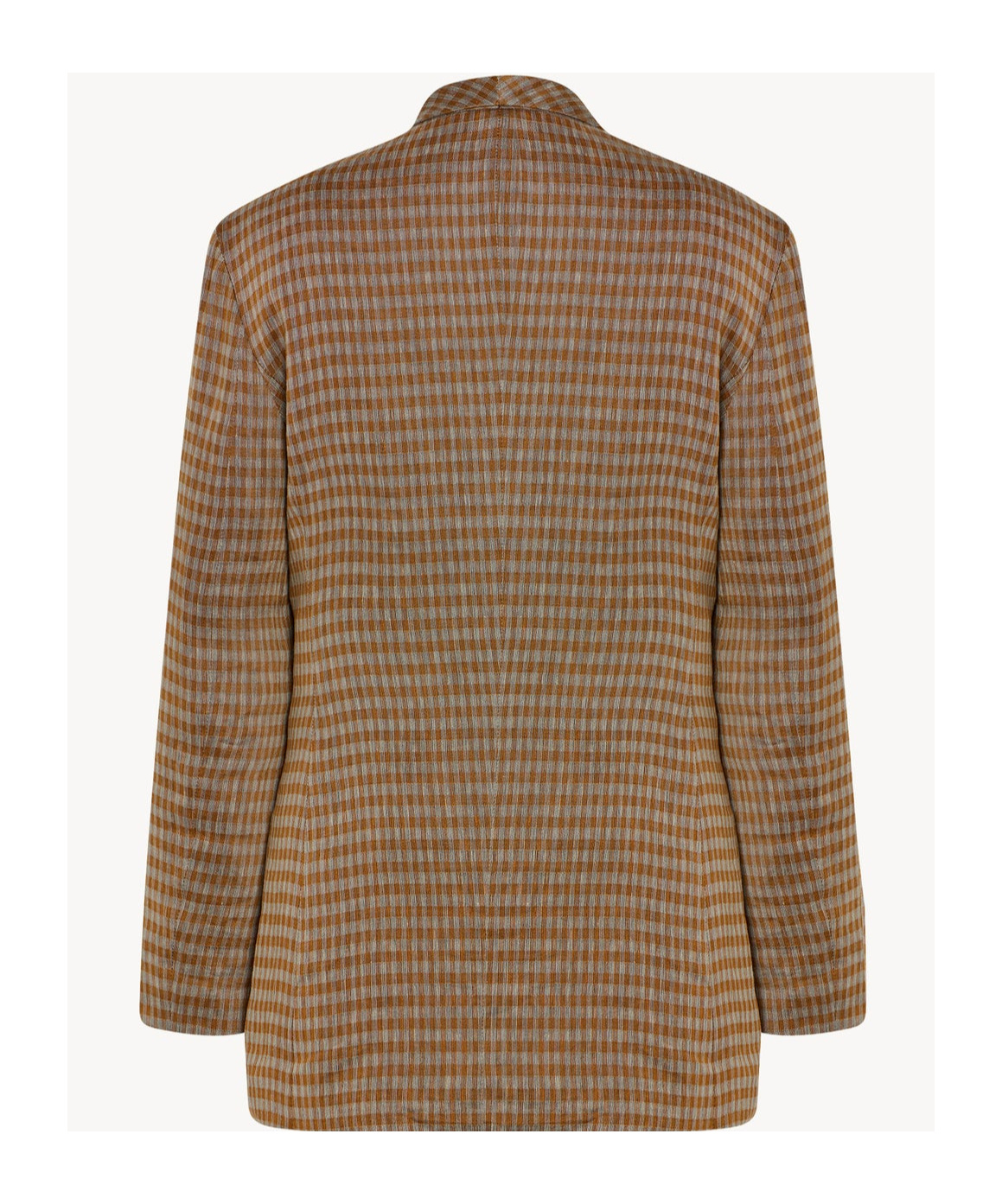 The Row Jeremiah Jacket In Linen In Brown