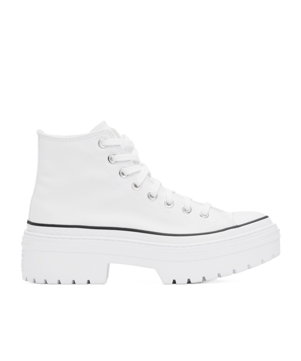 Converse Chuck Taylor All Star High Top Notched Heel Platform Sneakers Women In White