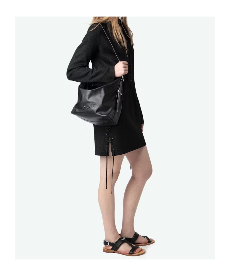 Shop Zadig & Voltaire Metallic-thread Mini Dress