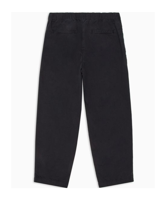 Emporio Armani Drawstring Trousers In Black