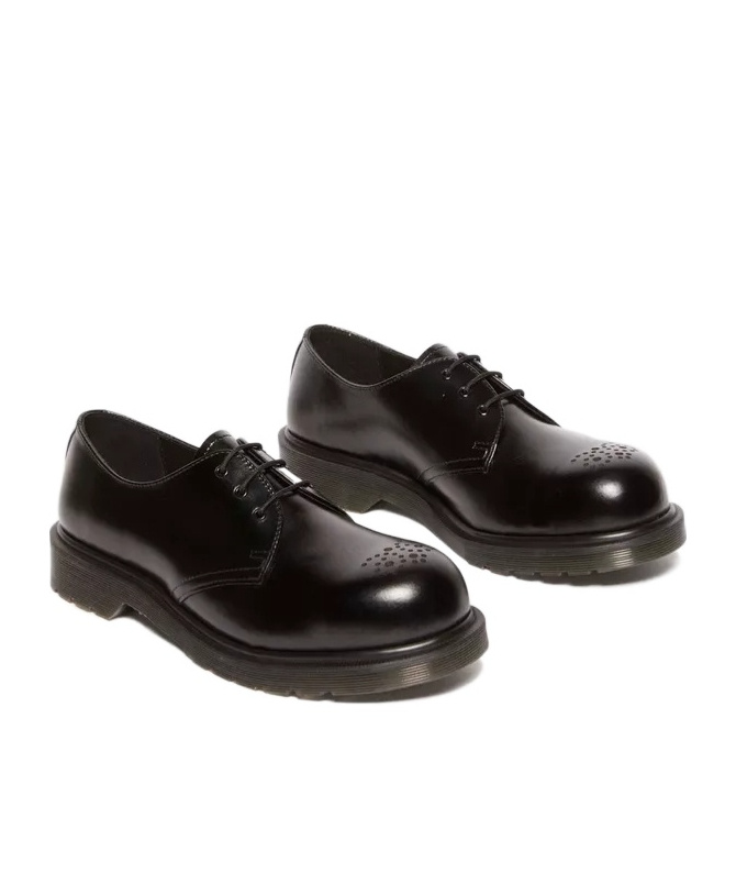 Dr. Martens Wear Steel-toed Shoes In Black