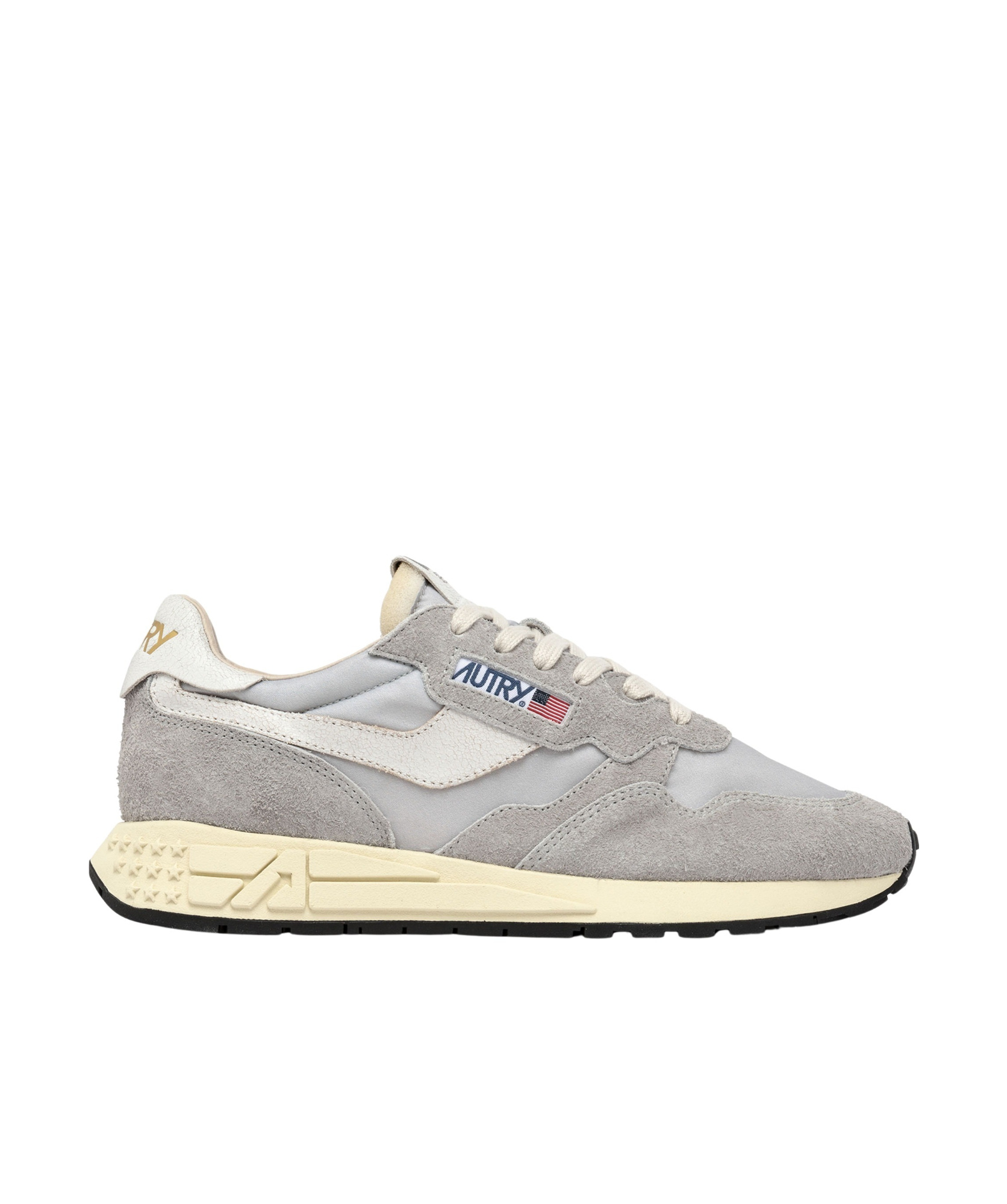 Autry Round Head Low-cut Sneakers In Gray