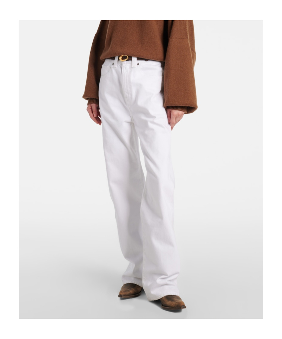 Khaite Clive 25 Leather Boots In Multi