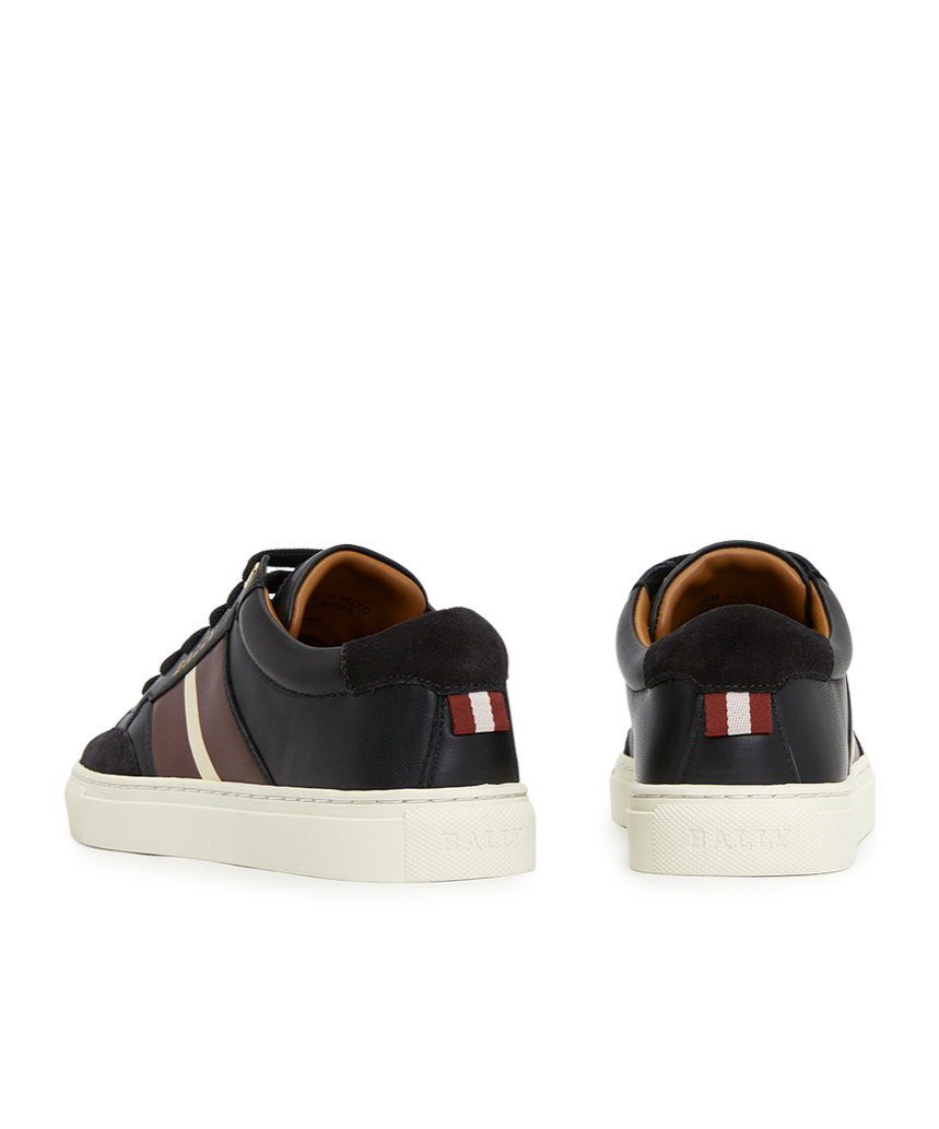 Shop Bally Logo Low-cut Skate Shoes In Black