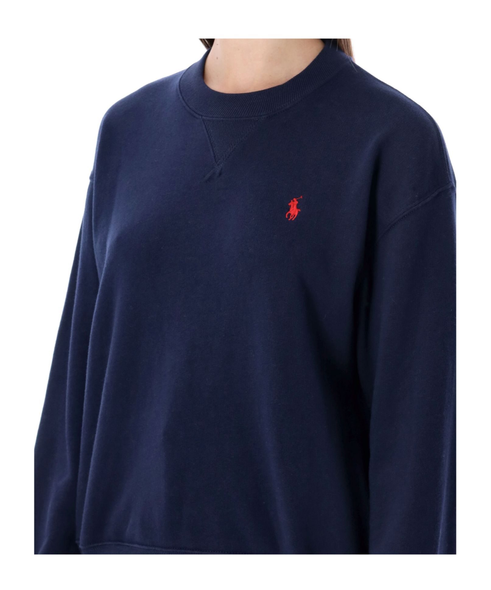 Polo Ralph Lauren Crew Neck Sweatshirt In Blue