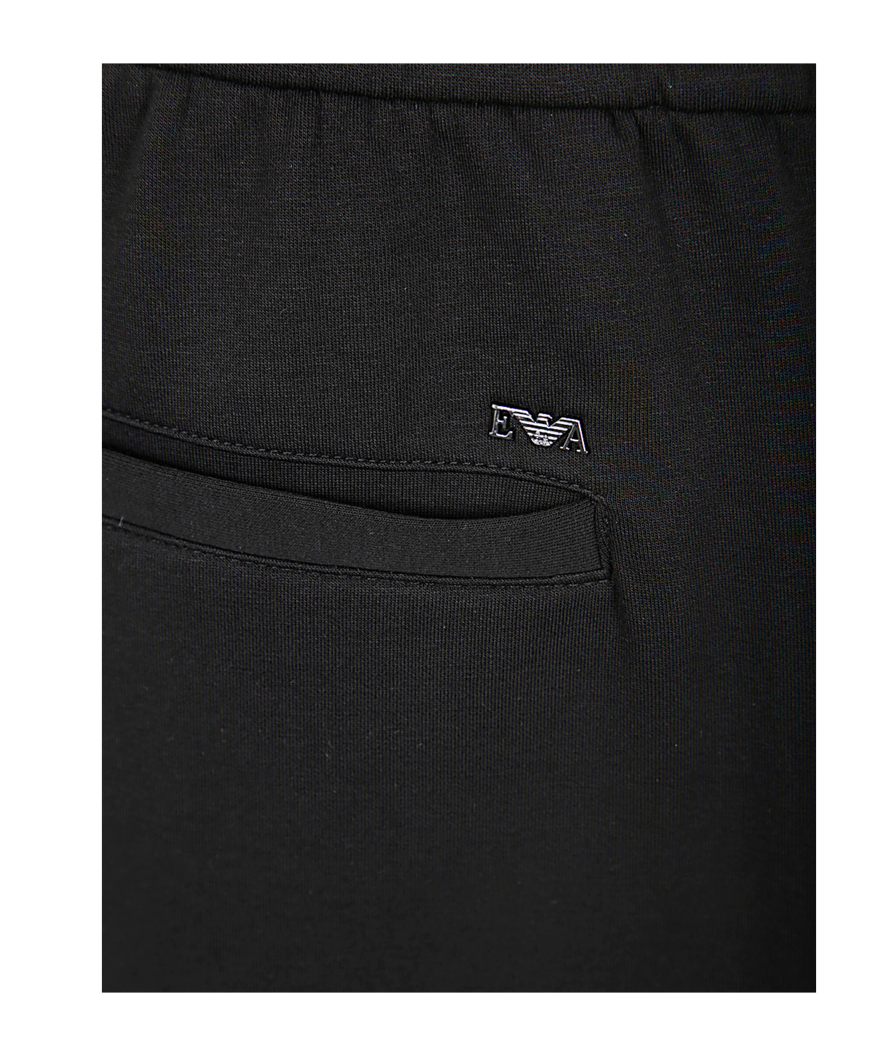 EMPORIO ARMANI DOUBLE-JERSEY CREASED TROUSERS