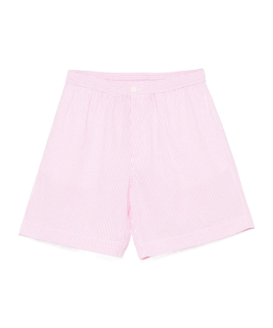 Aspesi Flamingo Pink Casual Shorts With Concealed Fly And Functional Pockets In Pink