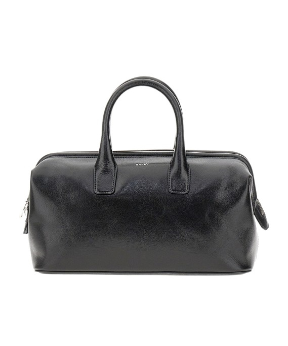 Bally Double Handle Shoulder Bag In Black