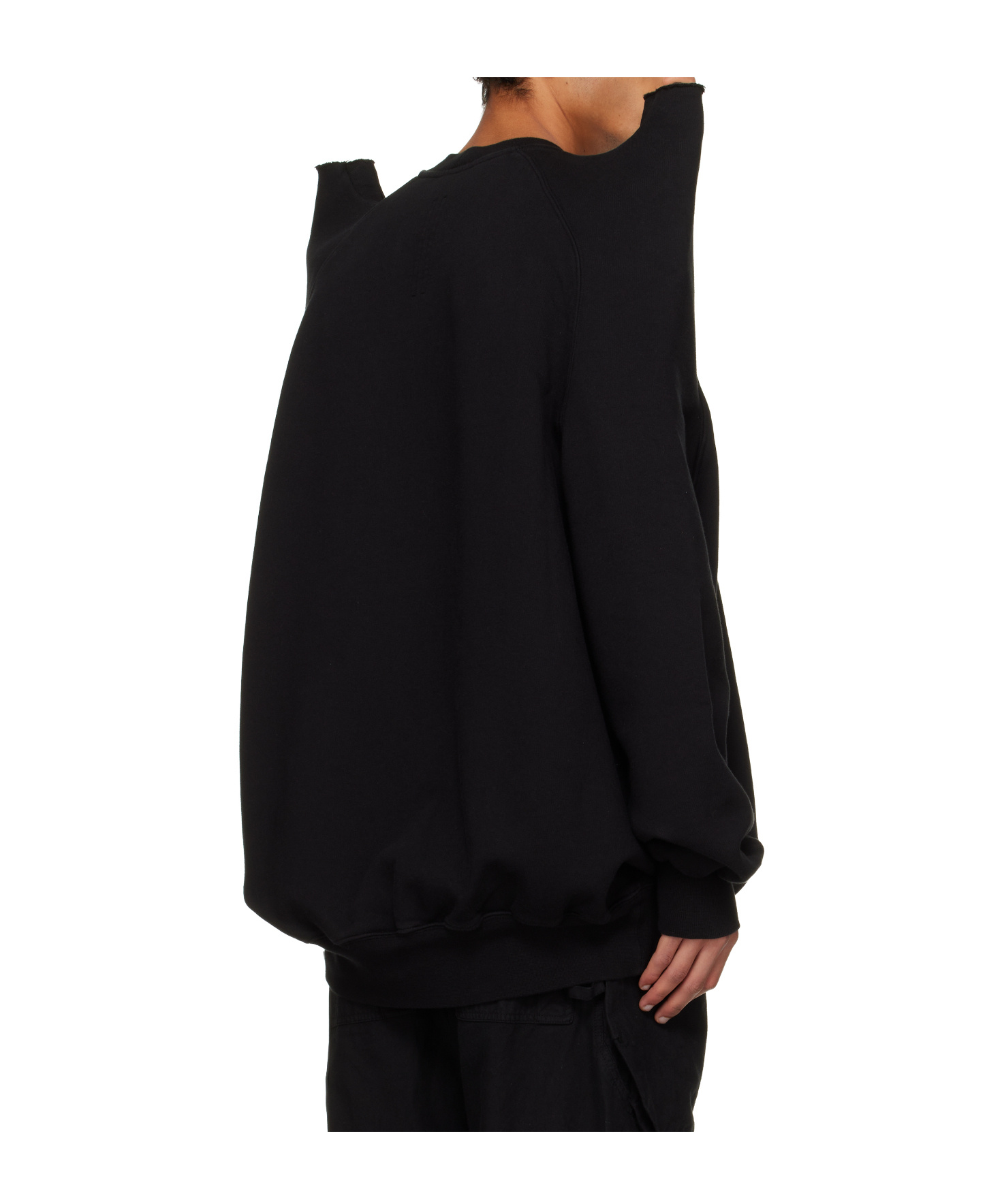 Rick Owens Drkshdw Concordians Tecsweat Pullover In Black