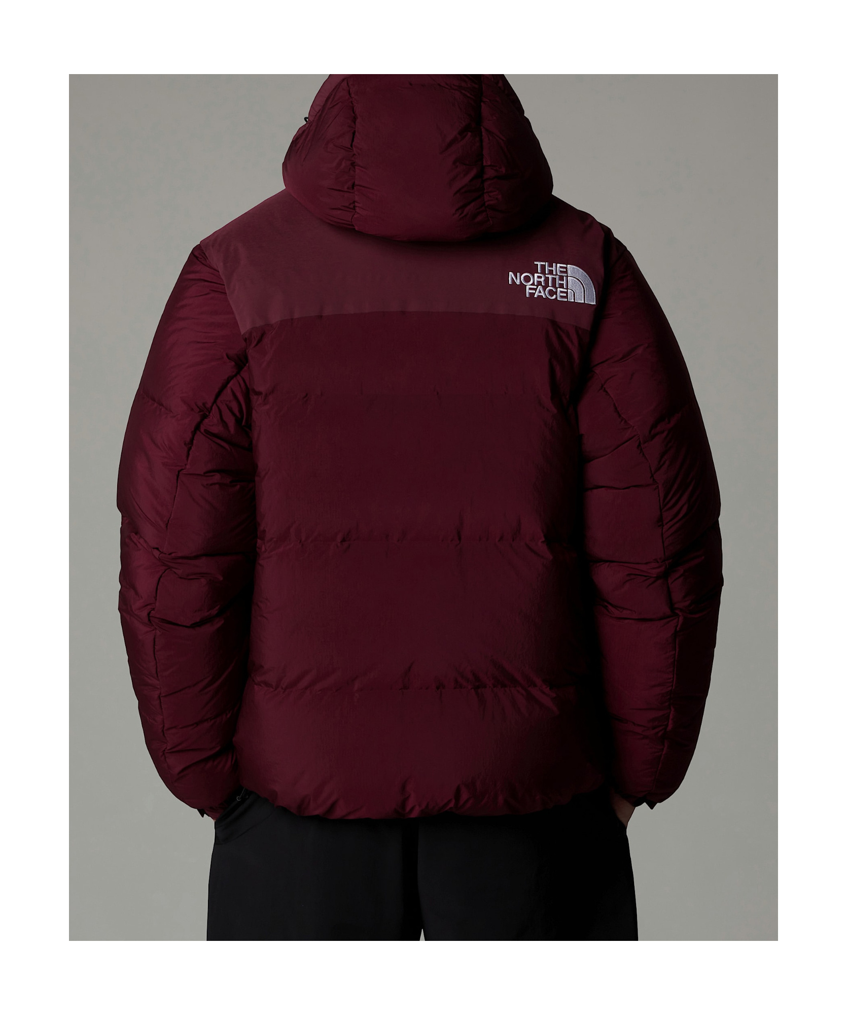 Shop The North Face Rmst Himalayan Baltoro Hodoed Down Jacket In Brown