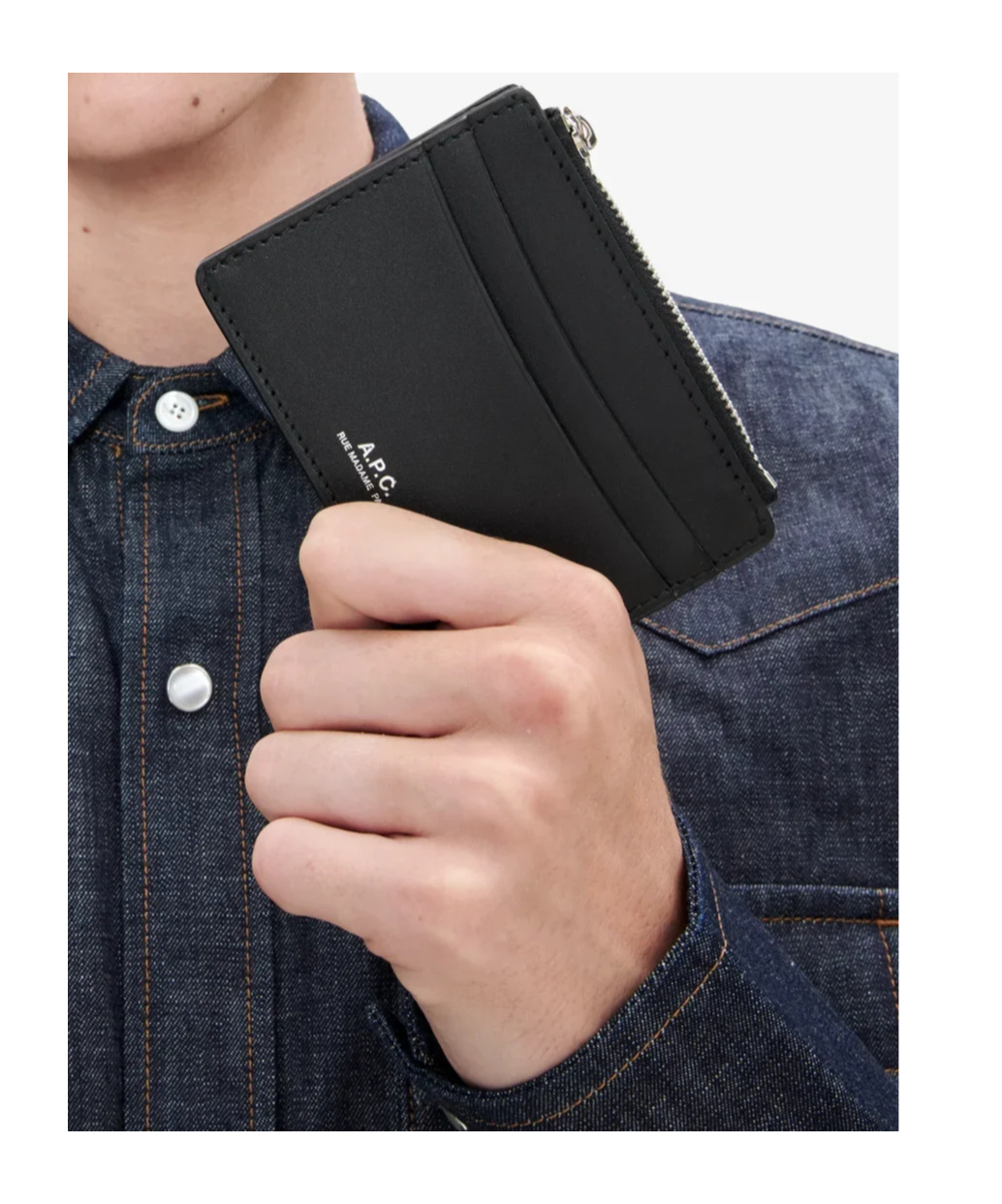 Apc Paris Cardholder In Black