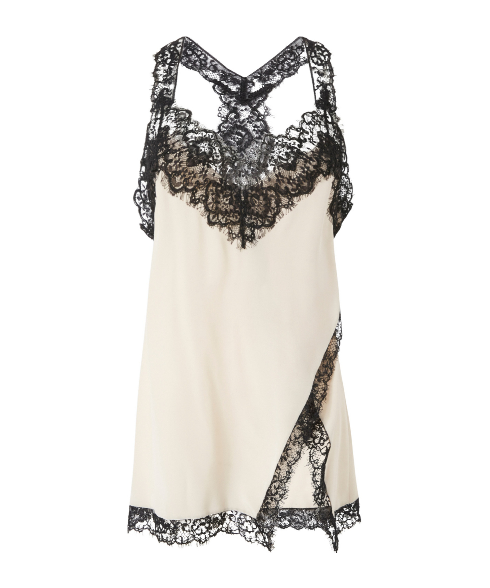 Pinko Lingerie Top With Lace In White